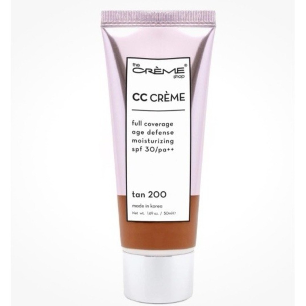 The Creme Shop CC Creme Full Coverage Age Defense Moisturizing W/SPF 30 ~TAN 190